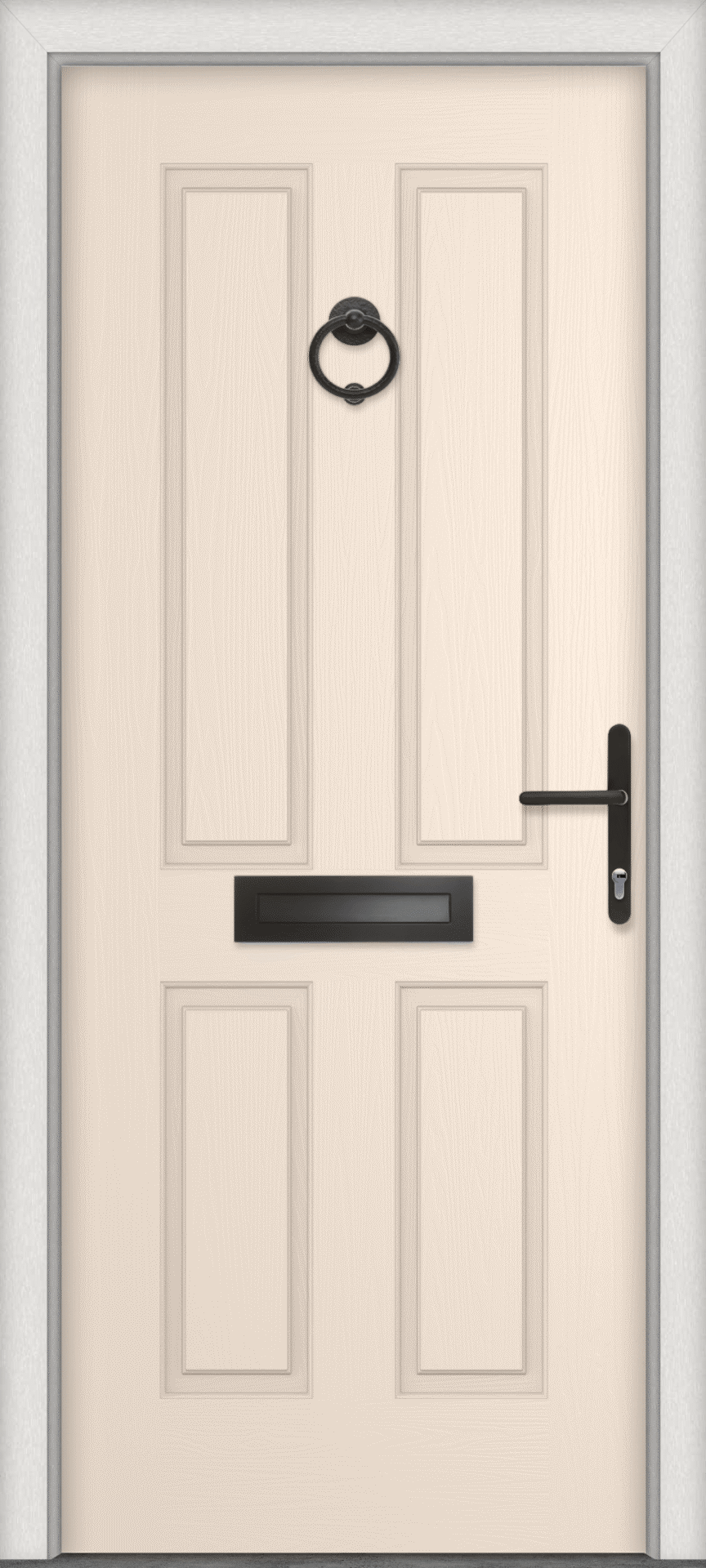 whitmore solid cream front door