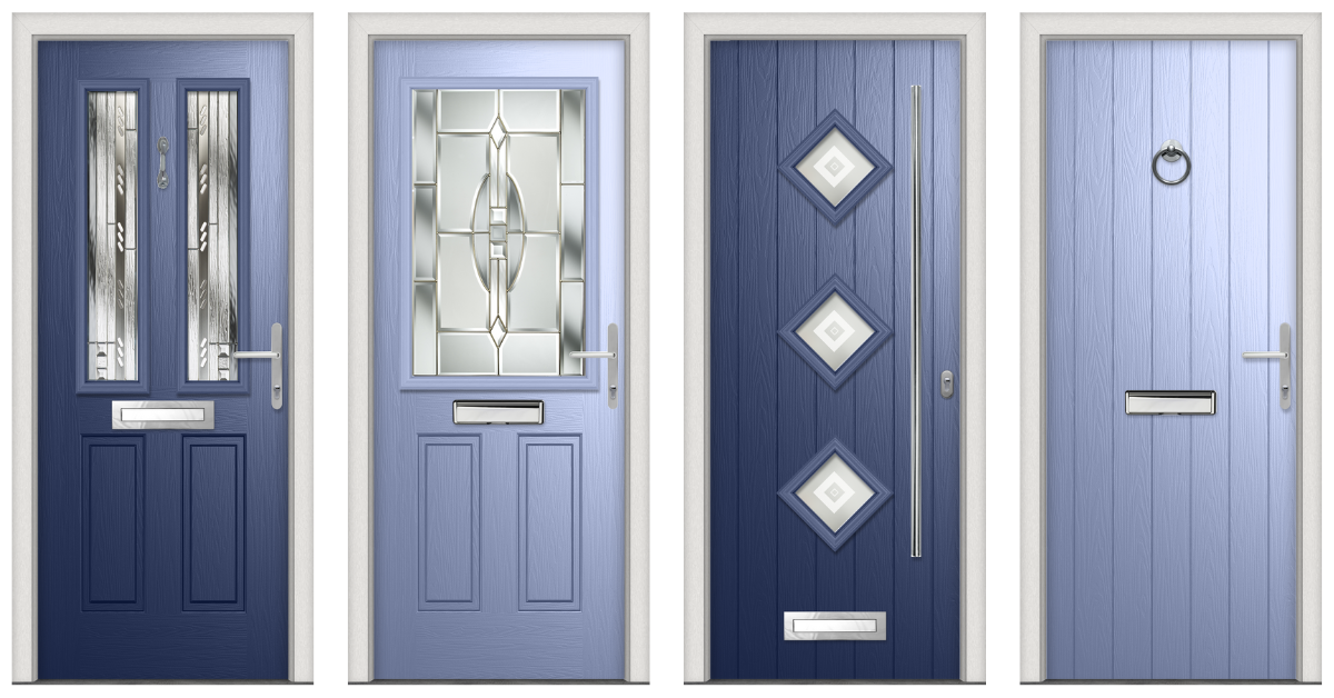blue composite door styles